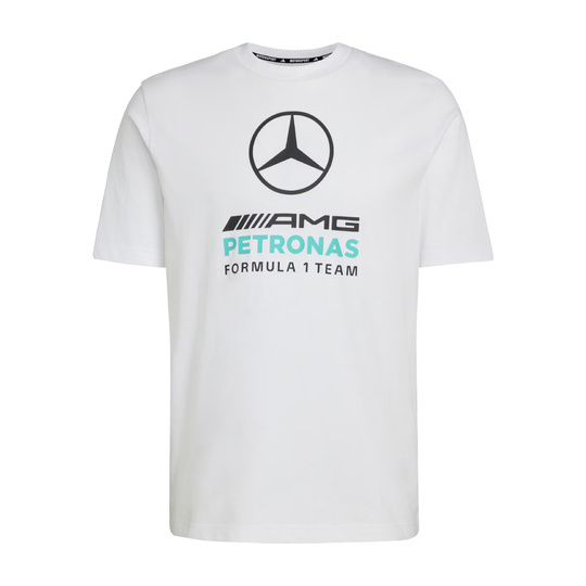 T-shirt Mercedes AMG F1 Large Logo 2026 blanc