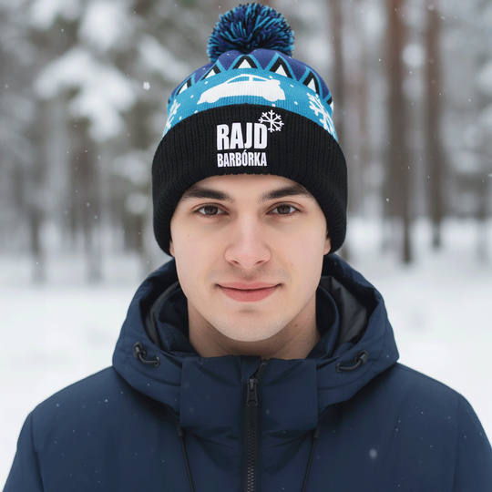Bonnet Rajd Barbórka à pompon