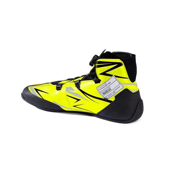 Sparco Italy K-RAPID Rotor 8877-2022 Karting Shoes yellow FIA)