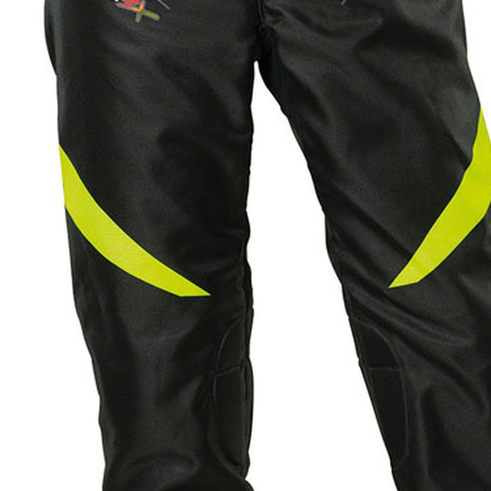 Mono de karting infantil OMP KS-2X Art negro/amarillo (FIA)