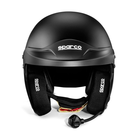 Sparco Italy AIR PRO RJ-5i MY20 Open Face Helmet Black (FIA homologation)