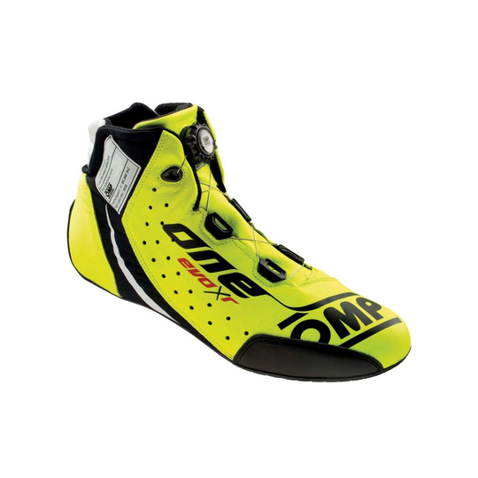OMP One EVO X R Racing Shoes Yellow (FIA)