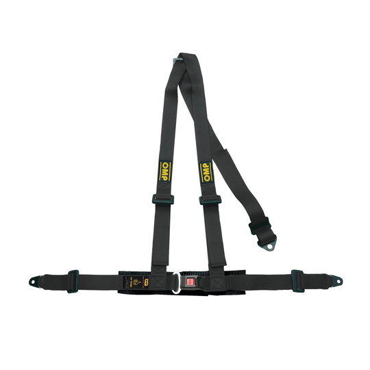 OMP Road DA504 3-Point Harness Black (ECE)