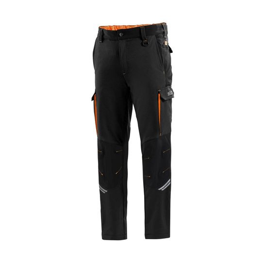 Sparco Italy TECH mechanic trousers black-orange