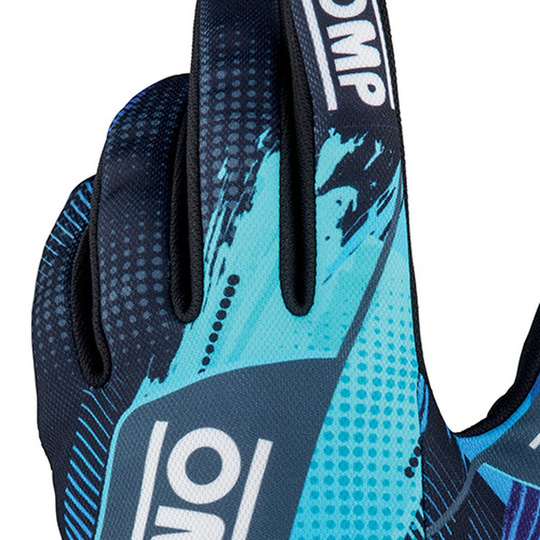 OMP KS-4 ART Racing Gloves Black/Blue