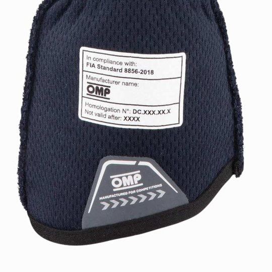 Gants OMP One EVO X bleu marine (FIA)