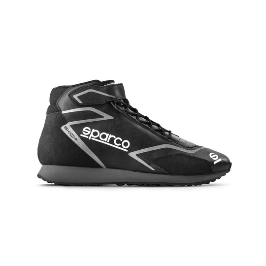 Sparco Skid+ Racing Shoes Black/Grey (FIA)