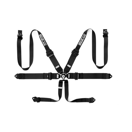 Sparco Italy COMPETITION H-3+2 LT Safety Belts black (FIA)