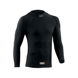 OMP Italy TECNICA MY22 Longsleeve Top Black (FIA)