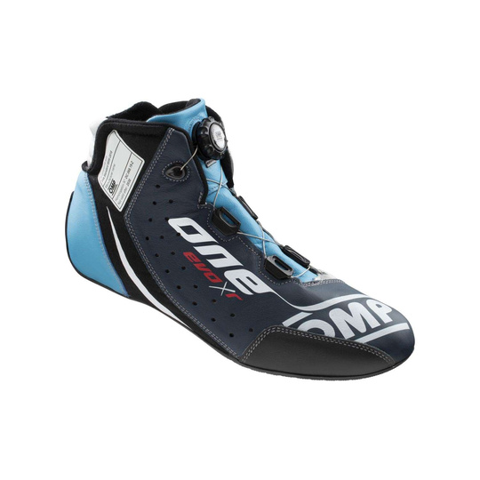 OMP One EVO X R Racing Shoes Blue (FIA)