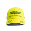 2025 Aston Martin Aramco F1 Mens Alonso Team Baseball Cap lime