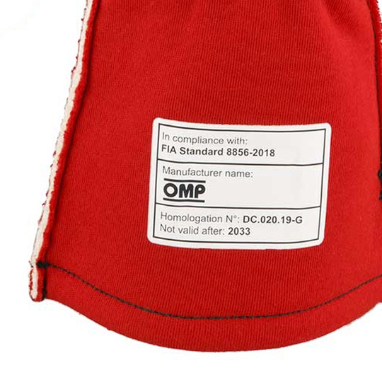 Guantes OMP First MY25 rojos (FIA)