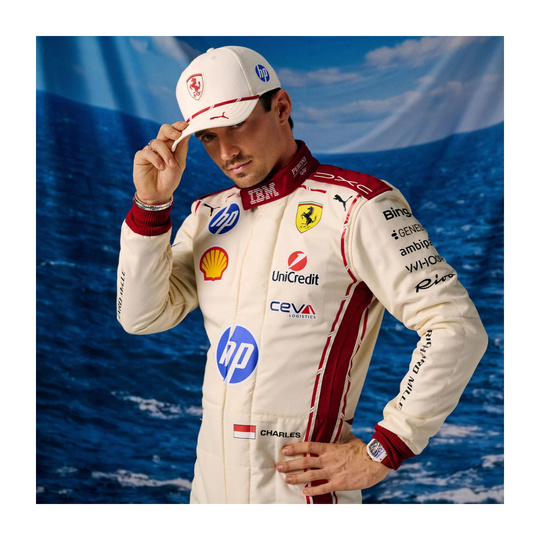 Gorra de béisbol hombre Charles Leclerc Monaco GP Scuderia Ferrari F1 2026
