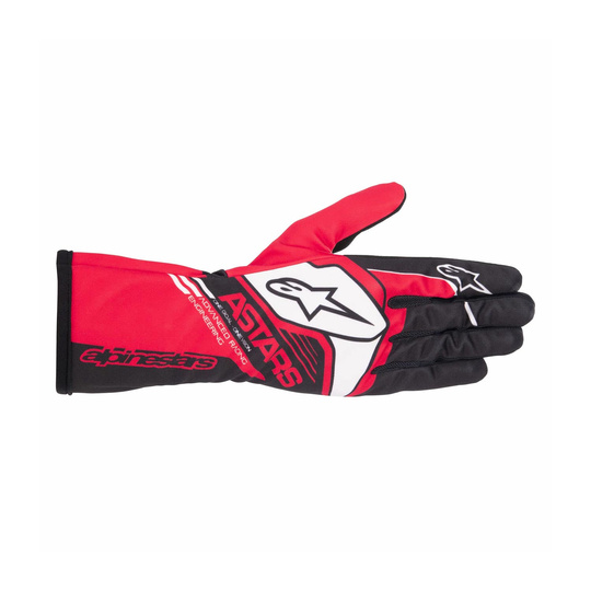 Alpinestars TECH-1 K Race V2 Corporate Racing Gloves Red/Black