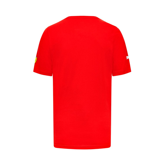  Ferrari Italy F1 Mens Sainz Driver T-shirt Red