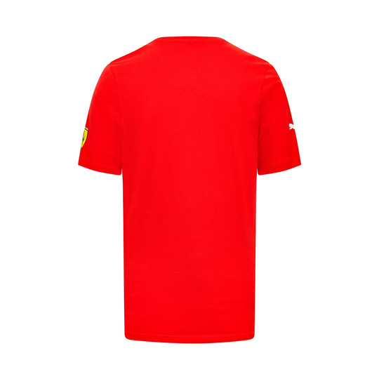  Ferrari F1 Mens Leclerc Driver T-shirt Red