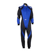 OMP KS-3X Kids Karting Suit Black/Blue (FIA)