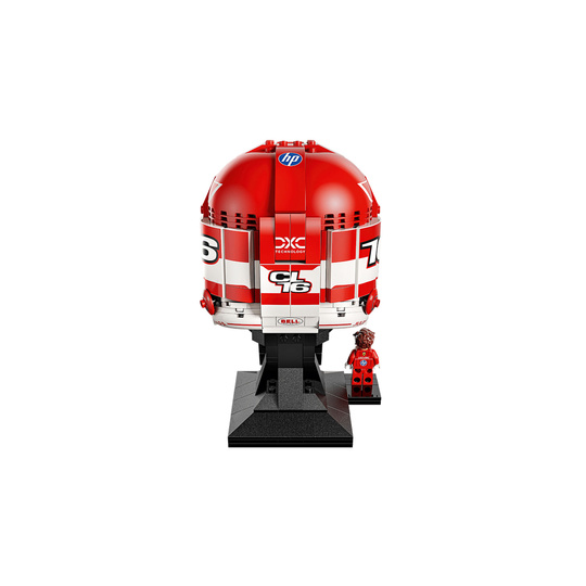 LEGO Maqueta del casco de Charles Leclerc, Scuderia Ferrari HP Lego Editions