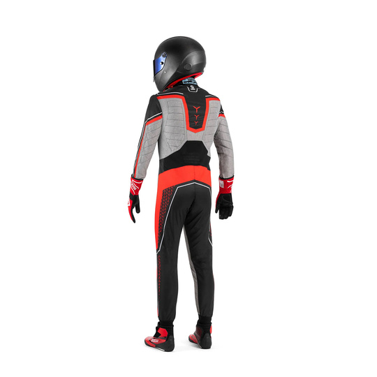 Combinaison karting enfant Sparco Superleggera-K noire/rouge (FIA)