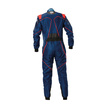 Combinaison karting OMP KS-3X Art bleu marine/rouge (FIA)
