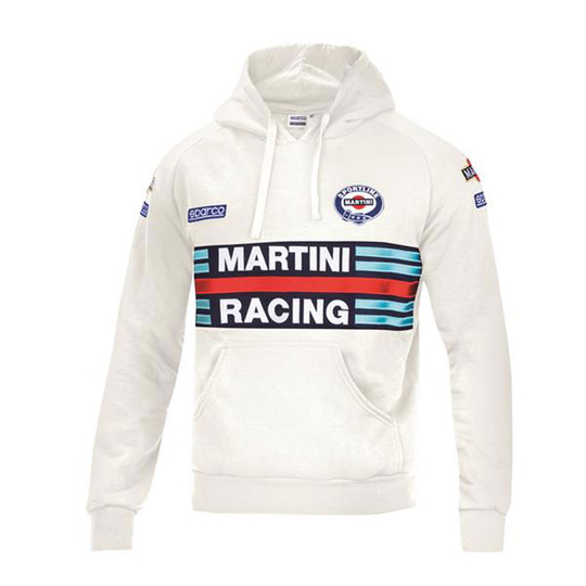 Sweat à capuche Sparco Martini Racing blanc