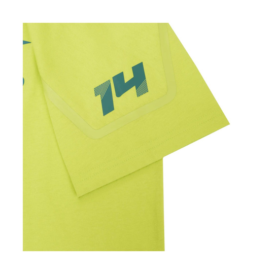 Aston Martin F1 Fernando Alonso Band Kimoa T-shirt Lime