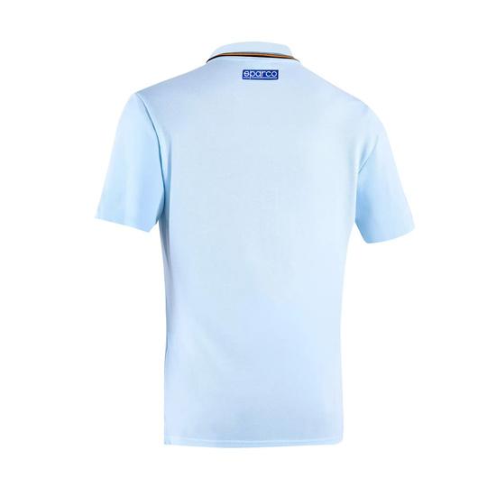 Polo Sparco Gulf bleu ciel