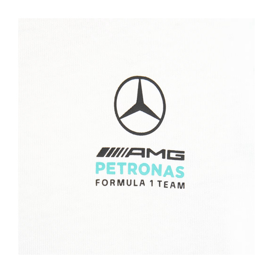 Ensemble bébé Mercedes AMG F1 DNA Shortsleeve 2026 blanc