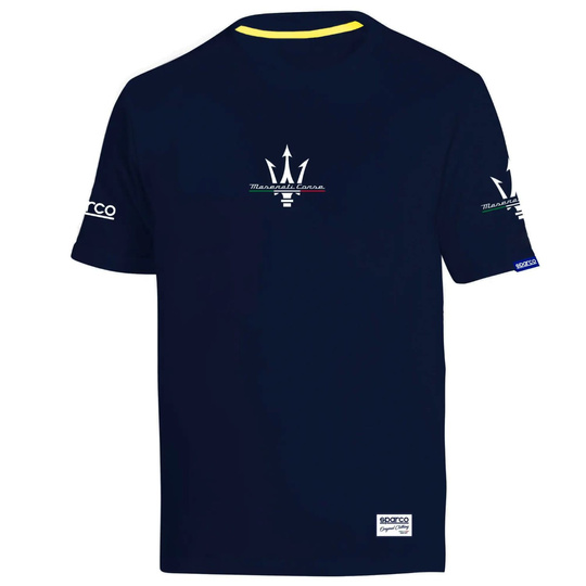 Sparco Maserati Corse T-shirt Navy Blue