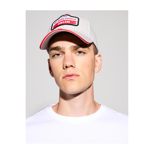 Casquette Rally Poland Stripe grise