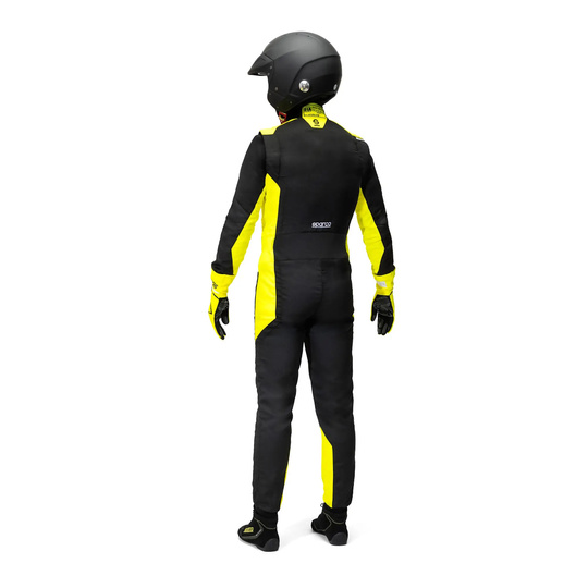 Sparco Sprint Advanced Race Suit Black/Yellow (FIA)