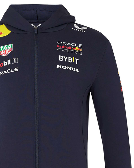 2024 Red Bull Racing Mens Full Zip Team Hoodie