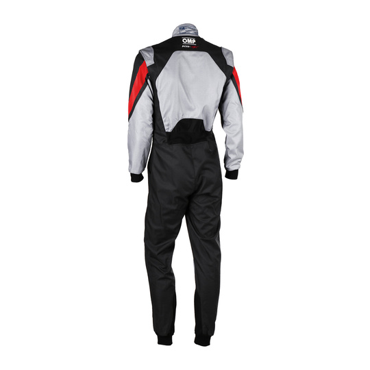 OMP KS-3X Kids Karting Suit Black/Grey (FIA)
