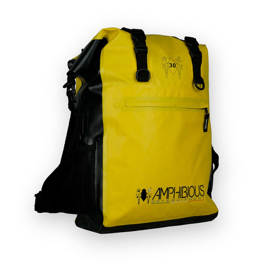 Mochila impermeable Amphibious OVERLAND 30 amarillo
