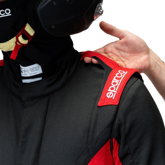 Mono Sparco Sprint Advanced negro/rojo (FIA)