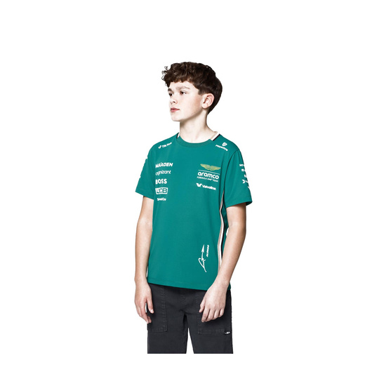T-shirt Team Aston Martin F1 Fernando Alonso enfant