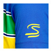 2025 Ayrton Senna F1 Collection Mens Hashtag T-Shirt blue