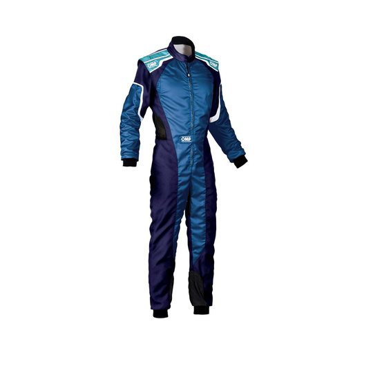 OMP Italy KS-3 MY19 Karting Suit blue (with CIK FIA homologation)