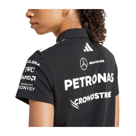 2025 Mercedes AMG Petronas F1 Ladies Team Polo shirt black