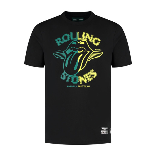 2025 Aston Martin Aramco F1 Men's Wireframe Graphic T-Shirt