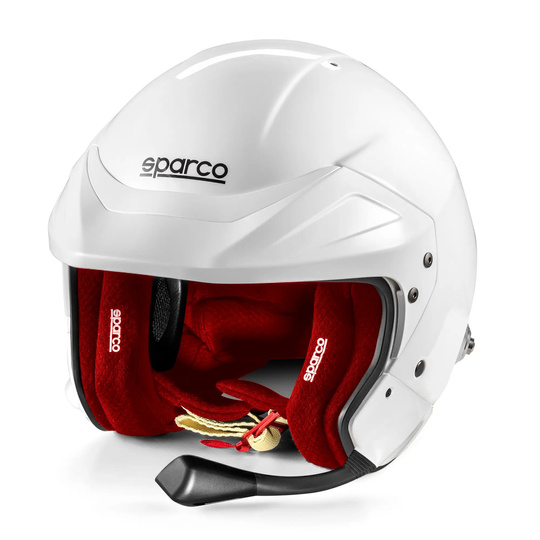 Sparco Italy Flux RJ-i Helmet White (FIA)