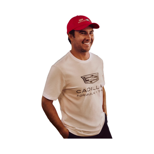 2026 Cadillac F1 Shield T-shirt White