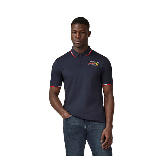 2025 Red Bull Racing F1 Mens Core Logo Polo Shirt navy blue