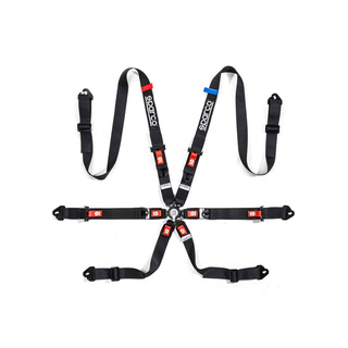 Sparco Italy COMPETITION H-2 PU Safety Belts black (FIA)