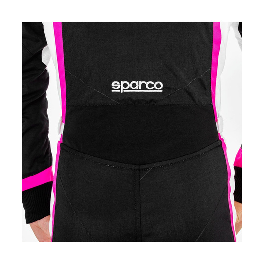 Combinaison karting enfant Sparco Kerb MY20 noire/rose (CIK)