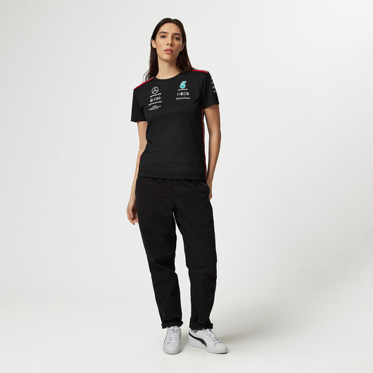  Mercedes AMG Germany F1 Ladies Team T-shirt Black