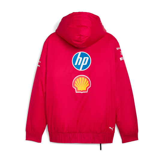 2025 Scuderia Ferrari F1 Italy Mens Team Padded Double Sided Jacket 