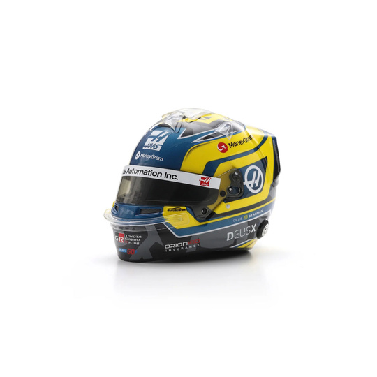 Casque miniature Haas F1 Oliver Bearman 1:5