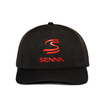 Gorra Ayrton Senna Collection Debossed Logo 2026 negra