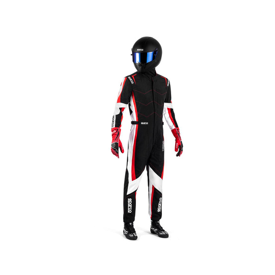 Sparco Kerb Karting Suit Black/Red (FIA)